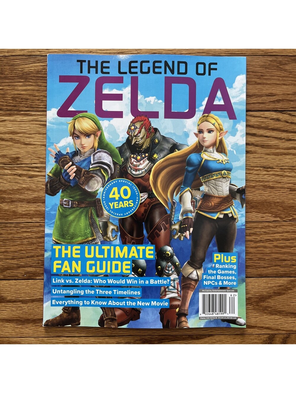 LEGEND Of ZELDA FAN GUIDE Complete History Special Edition Mag GAMING 40 Years